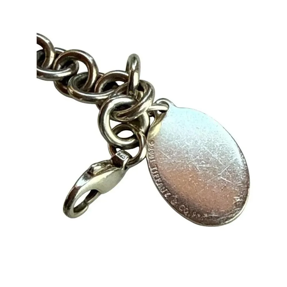 Tiffany & Co. 9/11 Commemorative 925 Sterling FLAG Bracelet Limited Edition 2001 - Picture 3 of 8